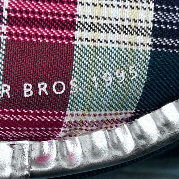 Vintage 90s Looney Tunes Bugs Bunny & Taz Plaid Water Canteen - Picture 9 of 9